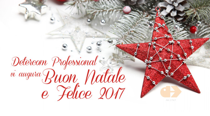 Detercom Professional vi augura Buon Natale e Felice 2017