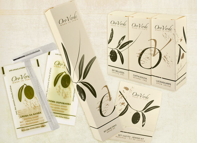 set cortesia all'olio d'oliva oroverde by detercom